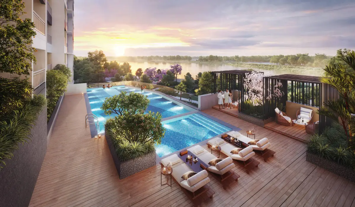 swimming pool of Adarsh Primrose