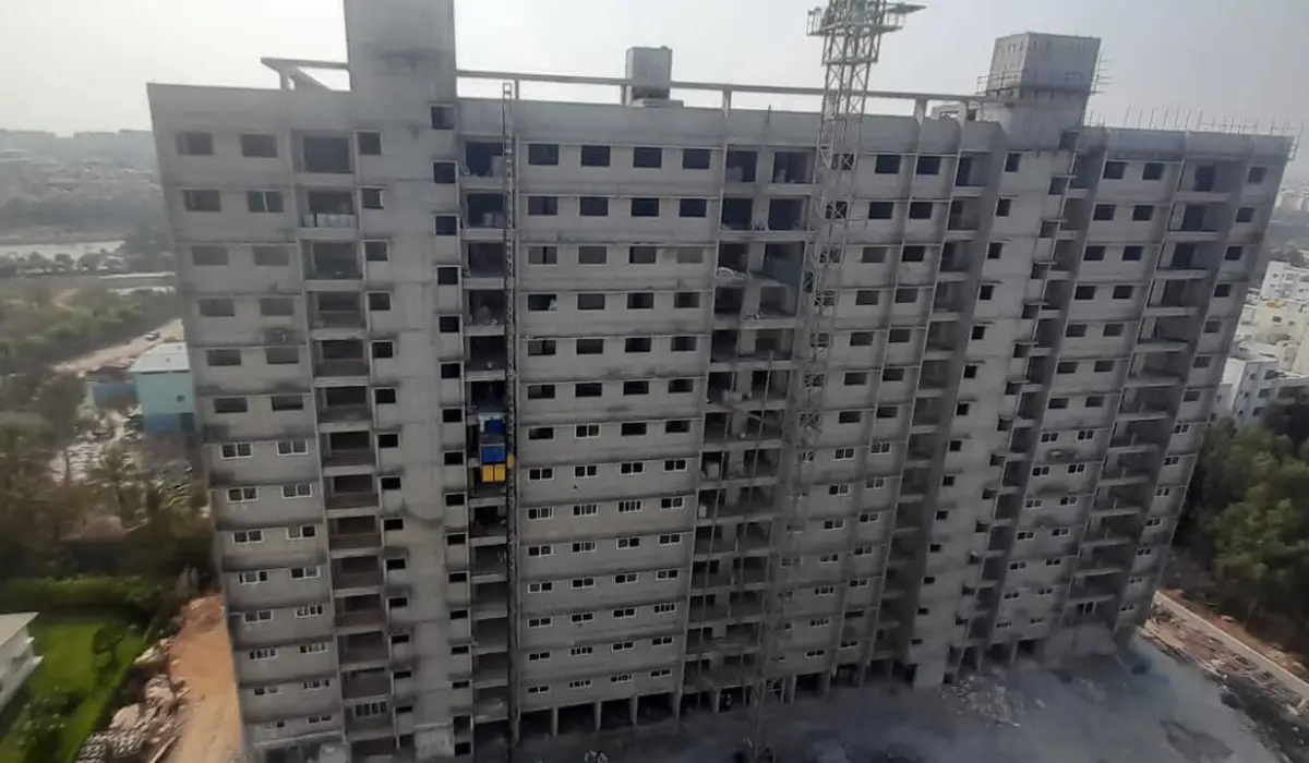 adarsh parkland Block 1 - East view
