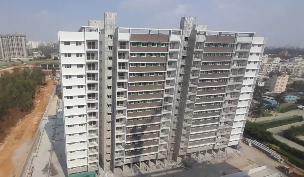 adarsh parkland Block 2 - West view