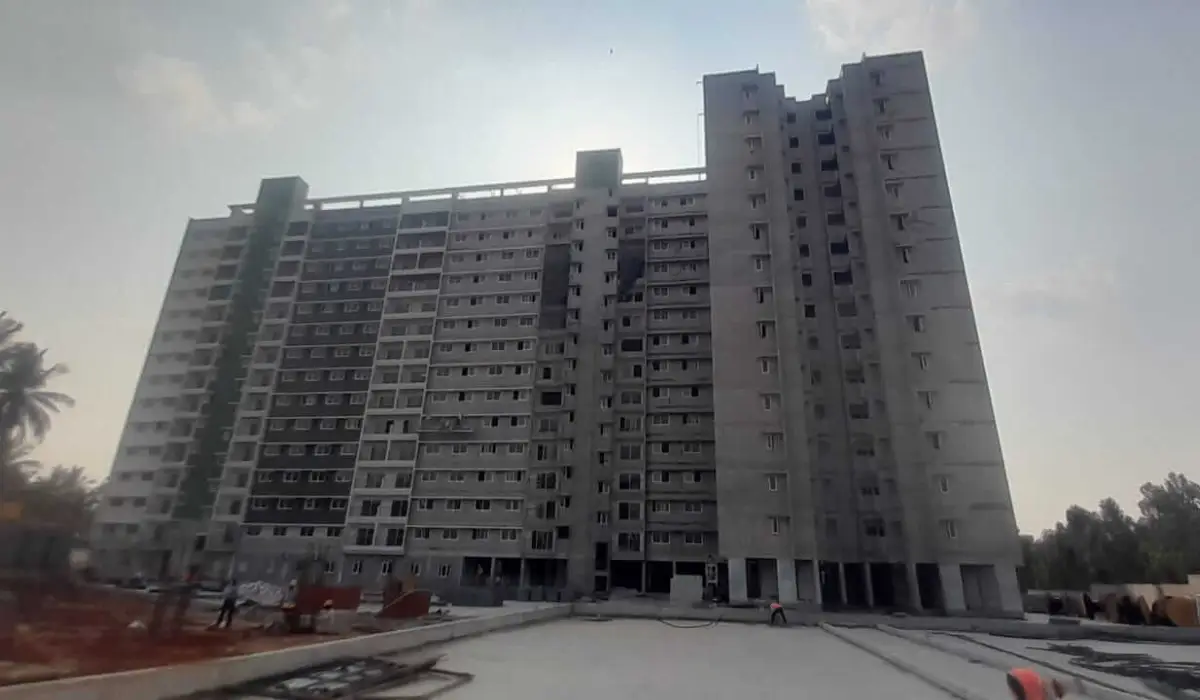 adarsh parkland Block 3 East view